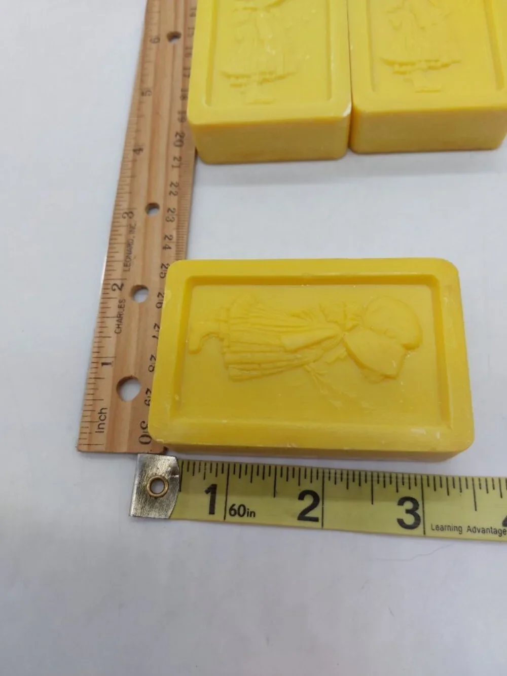 Holly Hobby Bath Soap 3 Bars Lemon 8.1 Oz Made In Usa